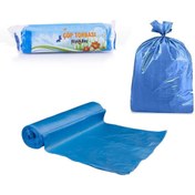 Resim Büyük Boy Çöp Torbası 65x80 Cm Mavi 50lt 