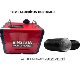 Resim Eınsteın Çanta Tipi 12/24/220V Heater (Dizel Isıtıcı) 10 mt Akordion Hortumlu 