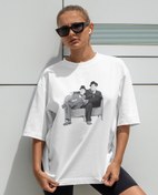 Resim Laurel & Hardy Oversize Tişört 