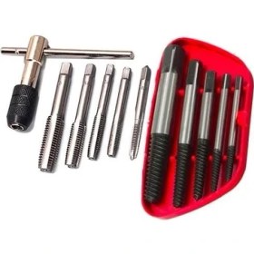 Resim Rekotools Rekotools- 5 Adet Hasarlı Vida Extractor M3-M14 6 Adet Metrik Konu Dokunun Matkap M3 M4 M5 M6 M8 
