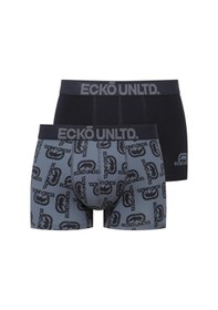 Resim U.S. Polo Assn. Ecko Lacivert - Baskılı 2'li Boxer Lacivert 