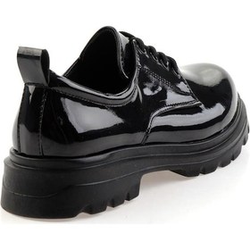 Resim Bambi Siyah Kadın Oxford Ayakkabı K01823060798 Siyah 