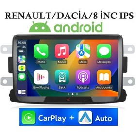 Resim Exvol Renault Dacia Android Multimedya 2/32gb Carplay Hdıps Ekran 