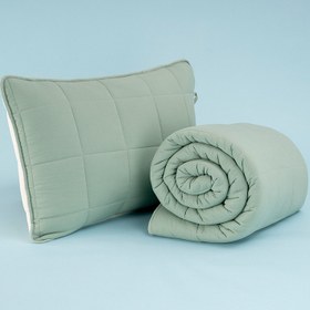 Resim Othello Classico Egeo Life Yorgan 170x230cm+Yastık Alezi Yeşil 