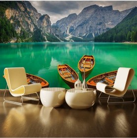 Resim Antalya Göl Manzaralı Duvar Posteri 