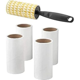 Resim TeknoKapsül Bastis Lint Roller Gri 5 Parça Lint Rulosu 