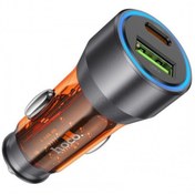 Resim Kamardey NZ12A Action PD43W USB + Type-C Araç Çakmaklık Hızlı Şarj Aleti Araç Şarjı 