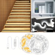 Resim 15.24 metre/9.75 metre/4.88 metre/99.97 cm USB LED Işık Şeridi, 5V 2835 Beyaz/Sıcak Beyaz LED Işık Anahtar Düğmesi ile, Esnek USB Işık, Yapışkan, Kesilebilir, TV Arka Aydınlatma, Yatak Odası, Dolap, Mutfak, DIY Aydınlatma, TV Işıkları, Şık Modern Tasarım, USB Güçlü, Pil Yok, TV Işıkları, Estetik Amaçlar İçin, TV Işıkları, Yatak Odası, Dolap, Mutfak, DIY Aydınlatma 