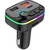 Resim Xiyyadms Araç Fm Transmitter Bluetooth 3.0, Çift Usb+pd Şarj Cihazı, Mp3 Çalar, Otomatik Arama Al/açma, Kulaklık İle Dışarıda Kullanım, Akıllı Voltaj Tespiti Seti 