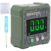 Resim Skycity Kamouflaj Yeşili Dijital İçinometer: Yüksek Hassasiyetli Lcd Ekranlı Manyetik Açı Ölçer Kutusu Yeşil 