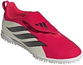 Resim adidas PREDATOR CLUB Fold-Over Tongue Elastic Laces Turf Football Shoes Kids 