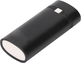 Resim 01 02 015 Akü şarj cihazı Power Bank Shell, güvenilir modaya uygun 2 x DIY Power Bank akıllı telefonlar için (siyah) 