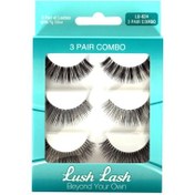 Resim Lush Lash Takma Kirpik 3 Pair Combo 3 Çift Takma Kirpik LU-624 