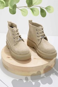 Resim Bambi Bej Süet Kadin Bot & Bootie K02936033802 
