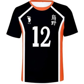 Resim Snapbuy Anime Haikyuu Hinata Shoyo Karasuno Erkek Tişört Voleybol Forması Kageyama Tobiobejerkek Bej 