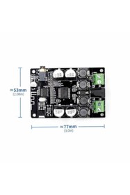 Resim Motorobit VHM-307 2x25W Bluetooth Amfi Devresi TDA7492P 