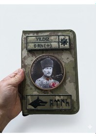 Resim Göktürkçe Türk Kurt İsimlik - Kamuflaj Ajanda Uyumlu - 4cm X 12 Cm Çok Renkli 