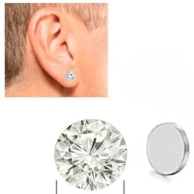 Resim Zirkon Taşlı Mıknatıslı Erkek Küpe Çift Takı Aksesuar P24 T5 