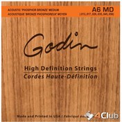 Resim Godin MD Phos Bronze Akustik Gitar Teli (.013-.056) 
