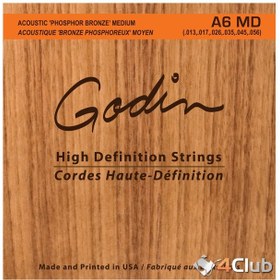 Resim Godin MD Phos Bronze Akustik Gitar Teli (.013-.056) 