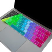 Resim McStorey Laptop Macbook Pro Klavye Kılıf UK(EU) İngilizce Baskılı A1534 A1708 ile Uyumlu Dazzle 