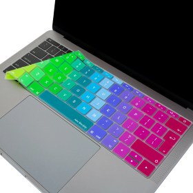 Resim McStorey Laptop Macbook Pro Klavye Kılıf UK(EU) İngilizce Baskılı A1534 A1708 ile Uyumlu Dazzle 
