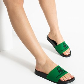 Resim Benetton Jinx Kadın Siyah Yeşil Terlik BN-1431 - SİYAH YEŞİL / 3 