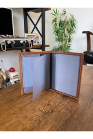 Resim EFE PROMOSYON Deri Dikişli Araç Ruhsat Kılıfı Kabı Oto Ruhsatlık Araba Ruhsat Koruyucu 