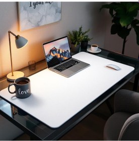 Resim Mouse Pad Beyaz Masa Matı 70x480cm Suni Deri Desk Mat Ev Dekor 70 Cm 480 Cm 