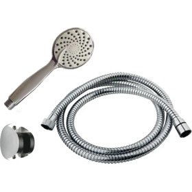 Resim Çelik Banyo Mafsallı Duş Seti 