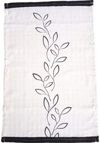 Resim Yaprak Desenli Pamuklu Mutfak El Kurulama Bezi 