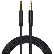 Resim Velliw Aux To Aux 3.5mm Jack Girişli Müzik Ve Ses Aktarıcı Kablo Siyah 