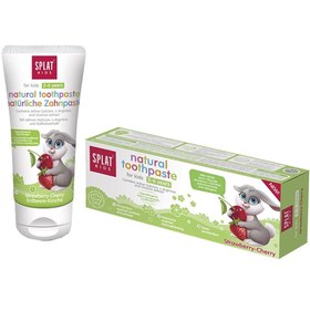 Resim Splat Kids Çilek&Kiraz Tadında Doğal Diş Macunu 50 ml 