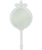 Resim Ayna Kelebek ve Taçlı Beyaz 1 Adet 