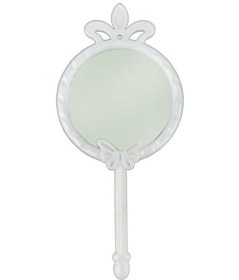 Resim Ayna Kelebek ve Taçlı Beyaz 1 Adet 