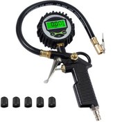 Resim Kangvka Taşınabilir Lcd Ekranlı Araç Lastik Basınç Ölçer - 0-200psı Hassas Ölçüm 