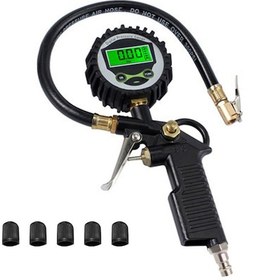 Resim Kangvka Taşınabilir Lcd Ekranlı Araç Lastik Basınç Ölçer - 0-200psı Hassas Ölçüm 