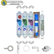 Resim Pemax Water Kapalı Kasa Su Arıtma Cihazları uygun Sertifikalı 5li Vontron 4000 tds mebran Purefer tat set 