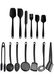 Resim St Morritz 12 Parça Kepçe Spatula Kevgir Mutfak Servis Seti Servis Gereçleri Servis Maşa Takımı Mutfak Eşyaları 