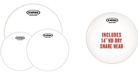 Resim Evans EPP-G2HDD-R G2 Tom ve HD Dry Trampet Seti (Rock + 14) 