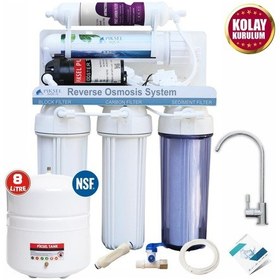 Resim Piksel Aqua 5 Aşamalı Pompalı Açık Kasa Su Arıtma Cihazı 