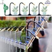 Resim ZZBZZ DIY Seracılık Bahçe Sulama Sistemi Kiti - Ayarlanabilir Püskürtme Nozulu ile Manuel Damlama Sulama, Plastik, Avrupa ve Amerika Konu Standartı, Bitkiler için Elektrik Gerektirmez, Patio ve Çim Bakımı, Dış Mekan Sulama Sistemi, Kullanıcı Dostu Tasarım, Güvenli Bağlantı Elemanları 