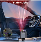 Resim Globalbloom 3'lü Aromaterapi Araç Şarj Cihazı Red Light Taşınabilir Projektörlü Hızlı Şarj 