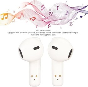 Resim Tercüman Kulaklıkları, ABS Düşük Gecikmeli 5.0 Stereo Yüksek Doğruluk Kablosuz Tercüman Kulaklıkları Müzik Için 4 Çeviri Modu (Beyaz) 