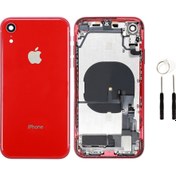 Resim instatech Apple Iphone Xr Dolu Kasa + Montaj Seti Hediye - Kırmızı 