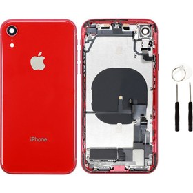 Resim instatech Apple Iphone Xr Dolu Kasa + Montaj Seti Hediye - Kırmızı 