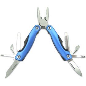 Resim Gülay AVM Çok Amaçlı Çakı Pense Siyah Kılıflı Fonksiyonlu Portatif Pense GLY- 703MAVİ 