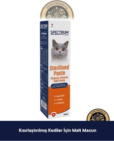 Resim Spectrum Care Kısırlaştırılmış Kediler İçin Vitaminli Malt Paste - Kedi Malt Macunu 30 gr - 3'lü Ked 
