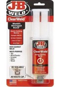 Resim Jb Weld Clear Weld Şırınga Şeffaf Epoksi Yapıştırıcı Hızlı Kuruma 