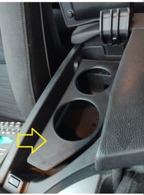 Resim Bmw E60 E61 Özel Tasarım Kolçak İçi Bardaklık Standı 